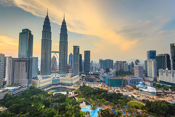 istock Kuala Lumper skyline at twilight 503589842