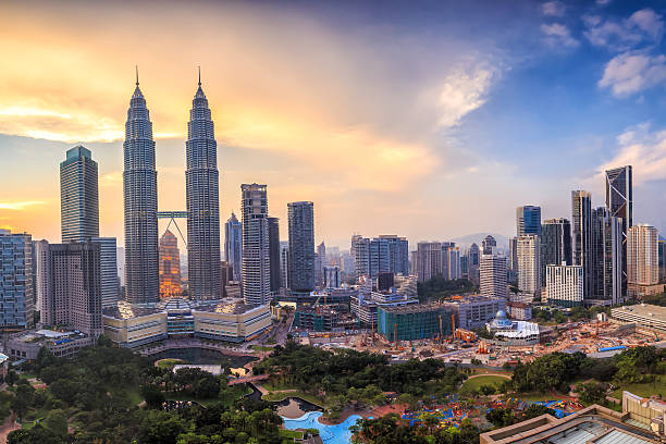 istock Kuala Lumper skyline at twilight 503591290