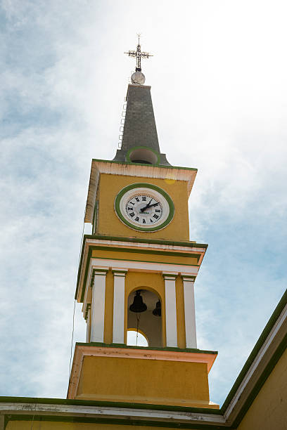church at Magic Town, Mexico stock photo