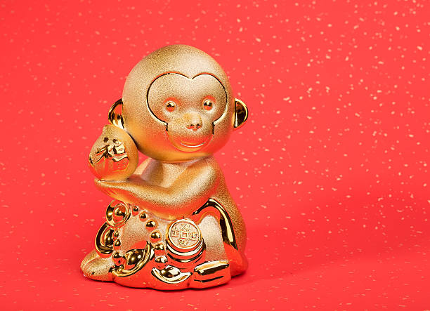 istock Gold monkey, 2016 is year of the monkey 503614456