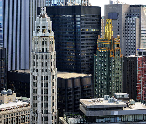 Mather Tower and the Carbide and Carbon Buildin, Chicago