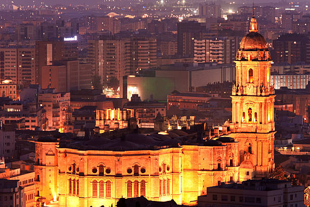 istock View over Malaga at evening Andalusia Spain 503620718