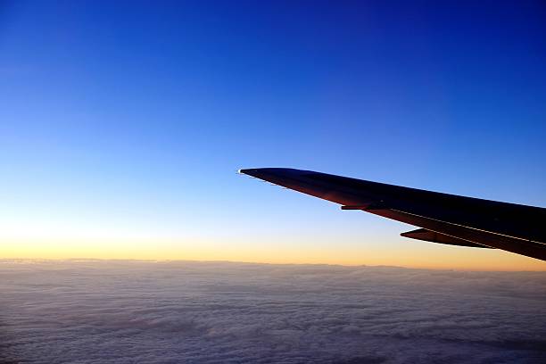 istock The scenery which I watched from a flight plane window 503621024