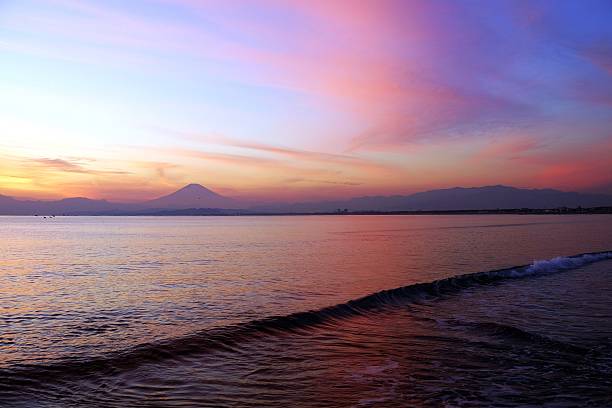 istock Sunset and Mount Fuji ,Japan. 503621704