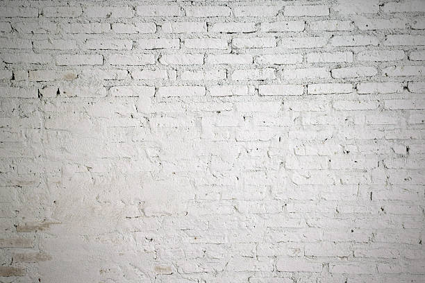 istock Old white brick wall with vintage effect background 503622450