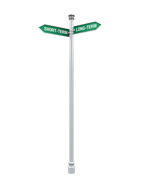 istock Direction Sign of Short-Term and Long-Term 503622541