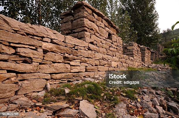 The Great Wall Of Qi Stock Photo - Download Image Now - Aging Process, Ancient, Antiquities