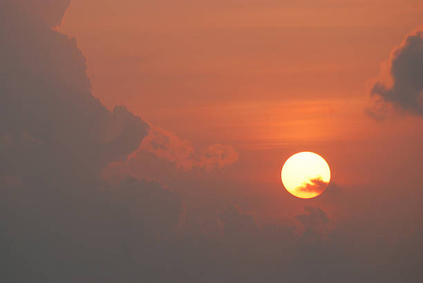 istock Sunset on the beach with beautiful sky 503624999