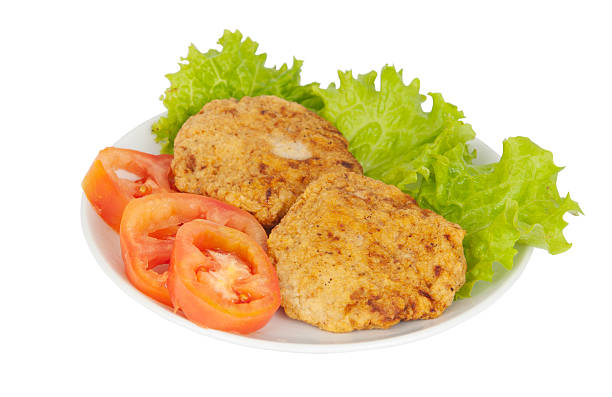 istock patties on a plate with lettuce leaves 503625254