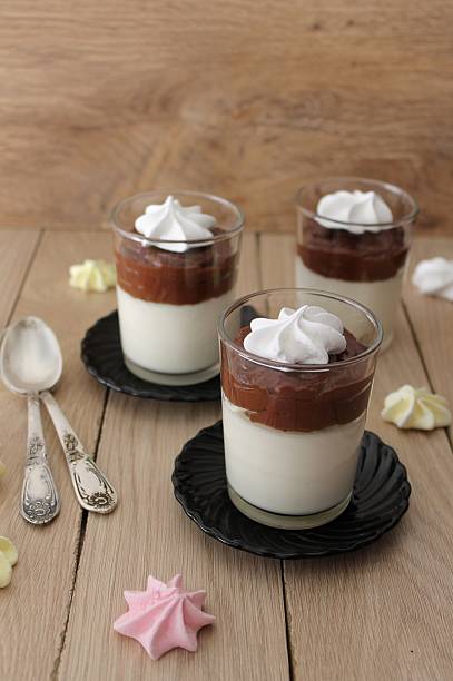 istock Chocolate Panna Cottas 503626026
