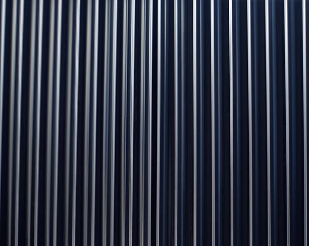 istock dark metal lines vertical macro 503626490