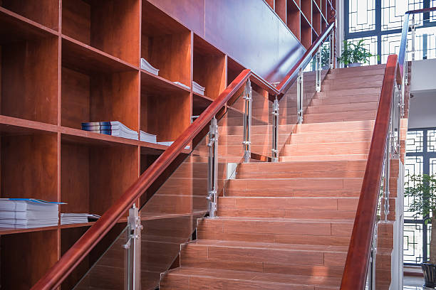 istock Lockers near the stairs 503634464