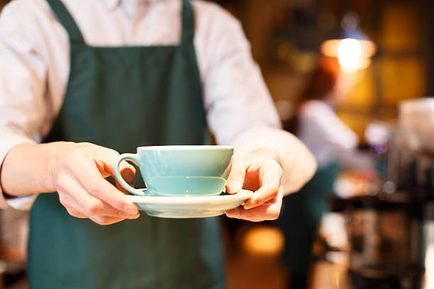 istock portrait waitress and waiter in cafe 503635236