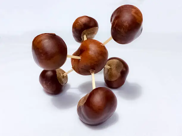 Decoration from chestnuts