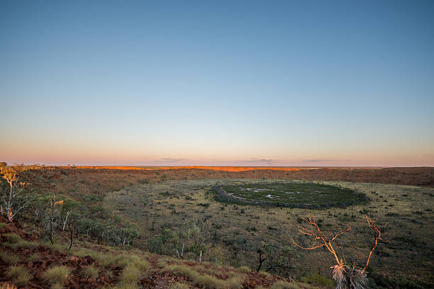 Wolfe Creek Crater stock photo