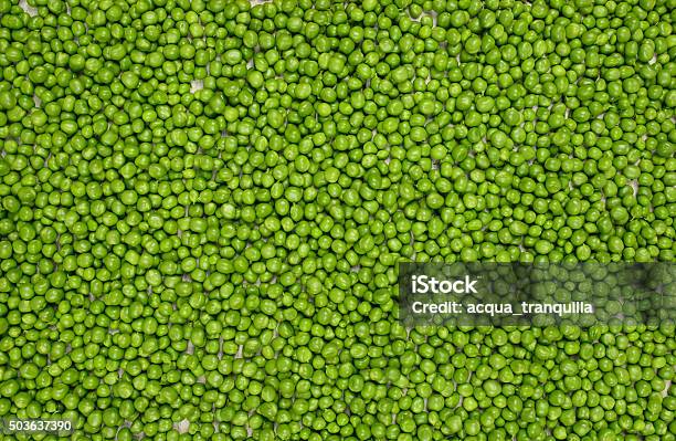 Green Peas Background Texture Top View Stock Photo - Download Image Now - Green Pea, Backgrounds, Textured