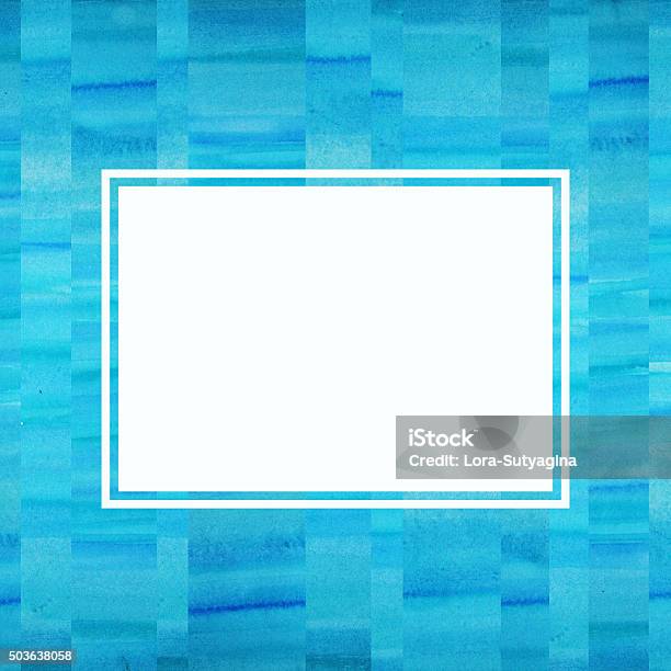Rectangular Watercolor Design Element Text Frame Stock Photo - Download ...