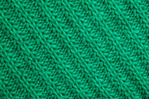 istock Closeup macro texture of knitted wool fabric 503638092