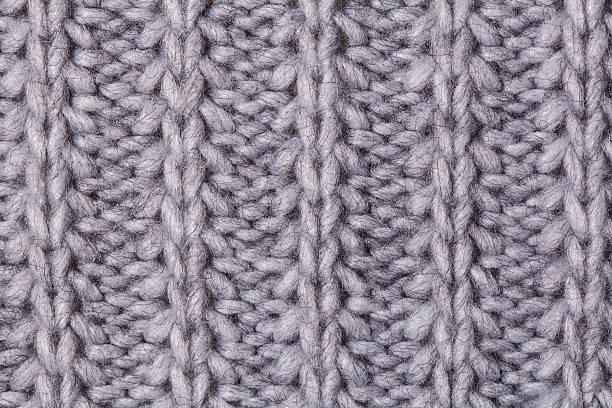 istock Closeup macro texture of knitted wool fabric 503638304