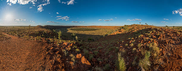 Wolfe Creek Crater, Western Australia stock photo