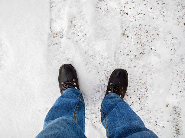 istock Feet in the snow. 503639508