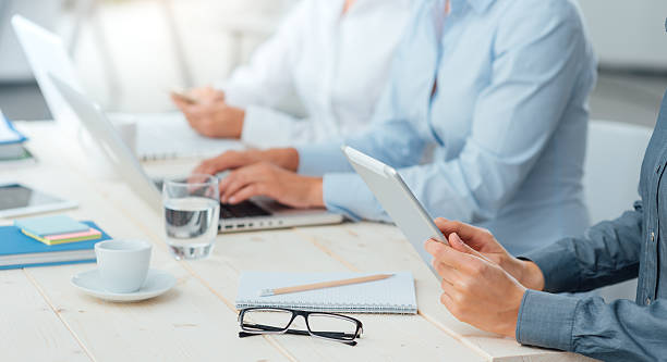 istock Business team working at office desk 503639712