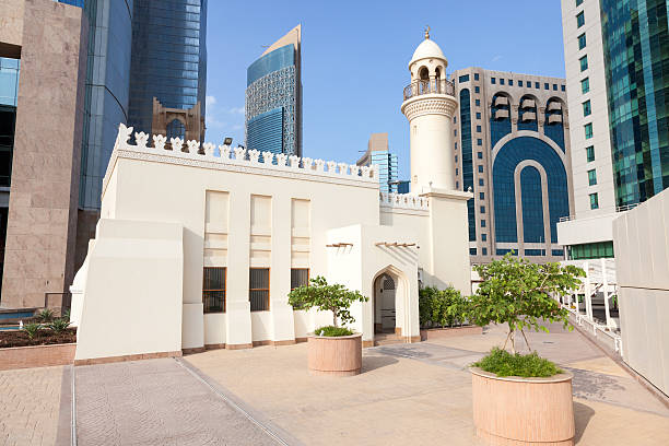 istock Mosque in Doha downtown, Qatar 503639754