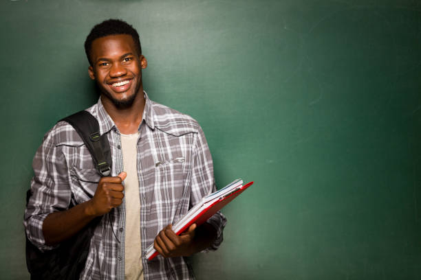 studente universitario - african descent confidence african culture education foto e immagini stock