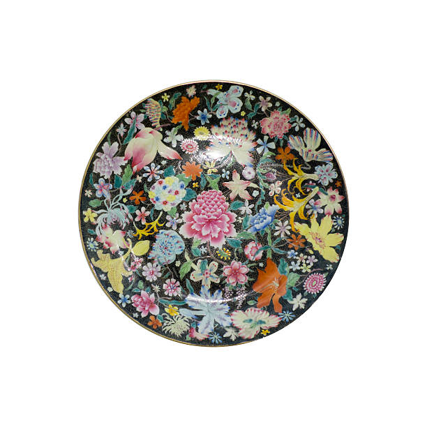 istock Ancient Chinese porcelain plate 503659454
