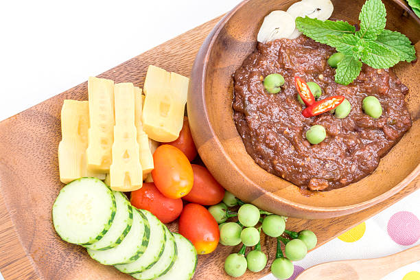 istock Thai cuisine nam prik or chili paste mixes 503661372