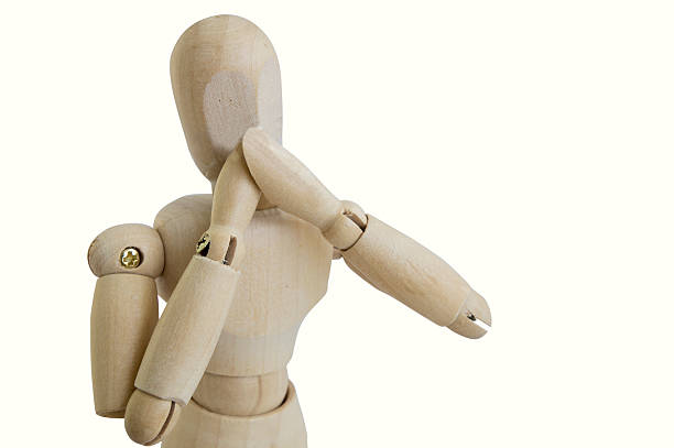 istock wooden figure concept no speak gesture 503663806