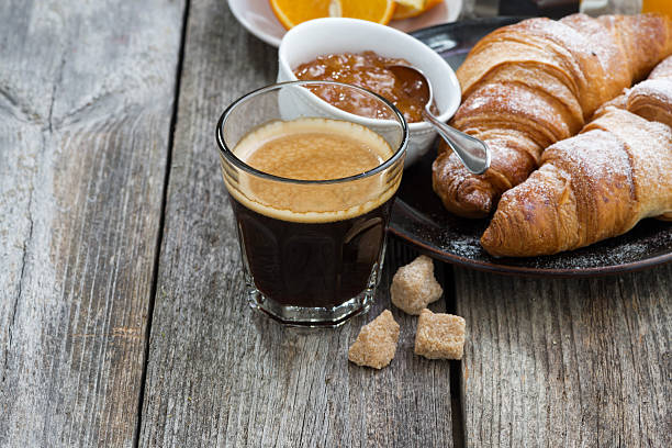 istock breakfast with croissants, espresso and orange jam 503668076