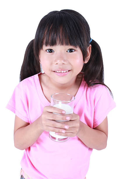 istock Young girl drinking milk. 503668438