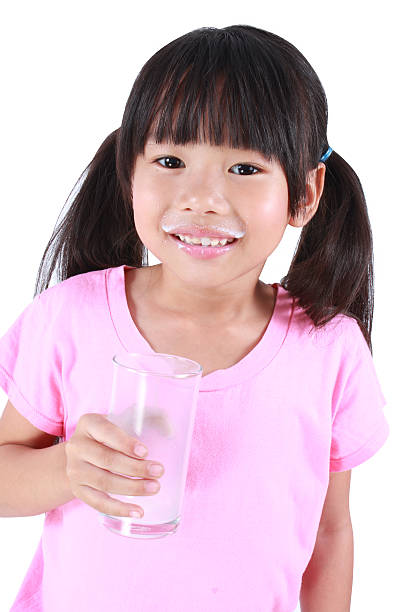 istock Young girl drinking milk. 503668534