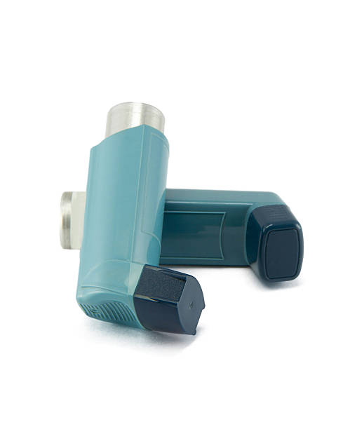 istock Asthma inhaler isolated on a white background. 503670265