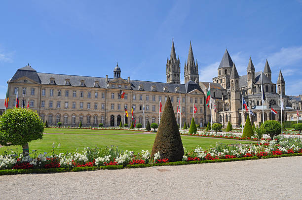 Caen Town Hall City hall in Caen in France caen photos stock pictures, royalty-free photos & images