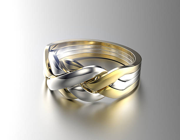 istock Wedding Ring with diamond. Jewelry background 503673117