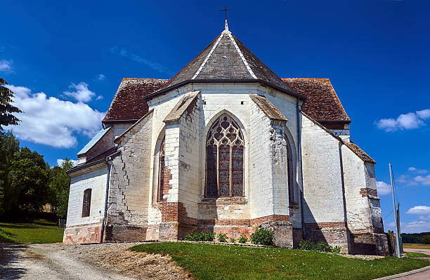 istock Medieval parish church in Champagne 503677636