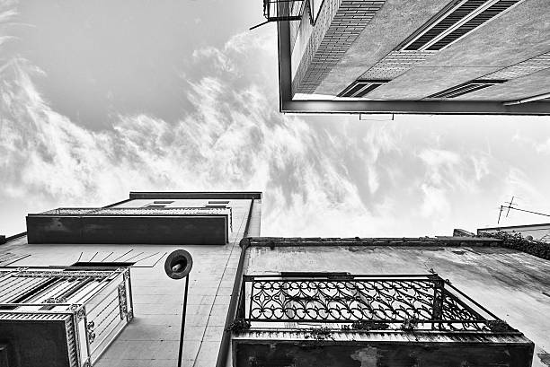 istock Sky over Italian towns - unusual angle 503679648