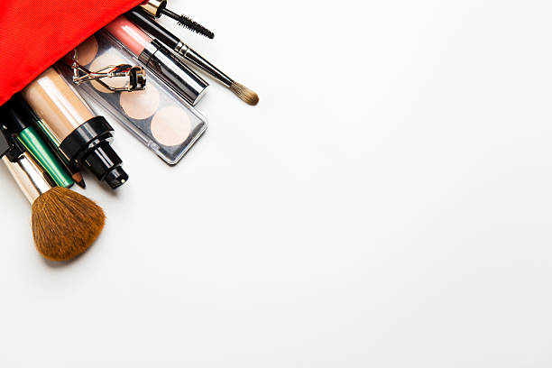 istock close up of cosmetic bag with makeup stuff 503681572