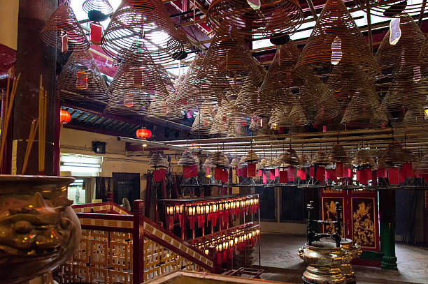 istock Incense Cones in Chinese Temple 503687380