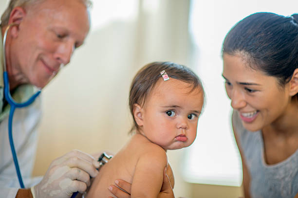 istock Baby Girl Getting a Checkup 503689904