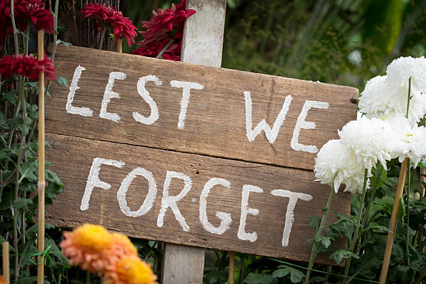 istock ANZAC Sign Lest We Forget 503691036