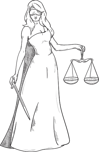 Ilustración de Diosa De La Justicia y más Vectores Libres de Derechos de  Abogado - Abogado, Adulto, Arte - iStock
