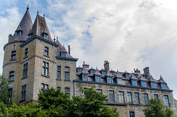 Durbey, Belgium - August 10, 2015: Castle in Durbuy, Belgium, one of the smallest cities in the world.