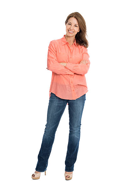istock Smiling Woman Full Length 503701285