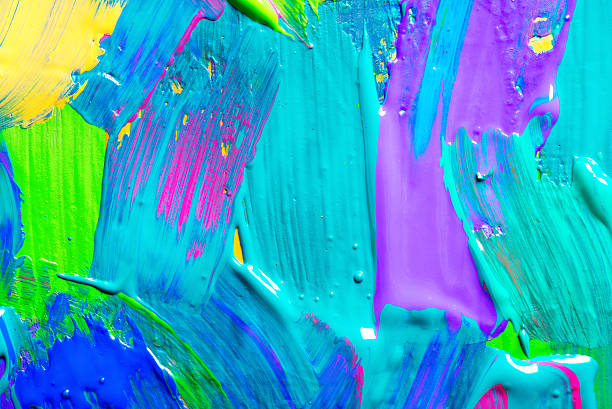 istock Abstract art background. Hand-painted background 503704117