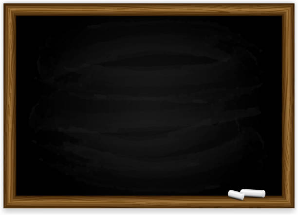 ブラックの黒板 - education slate blackboard communication点のイラスト素材／クリップアート素材／マンガ素材／アイコン素材