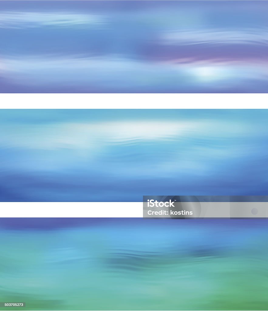 Abstract Vector Blue Water Banner Stock Illustration - Download Image ...