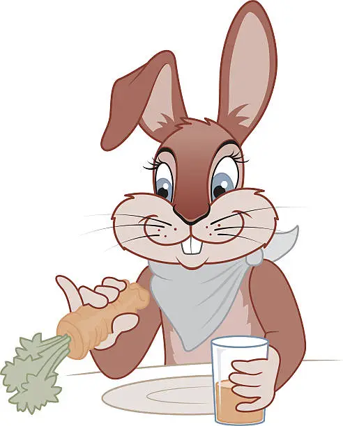 Vector illustration of Easter feast